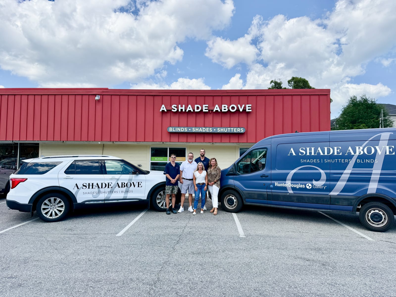 A Shade Above Coastal Showroom